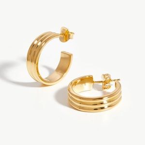 Missoma Ancien Hoop Earrings